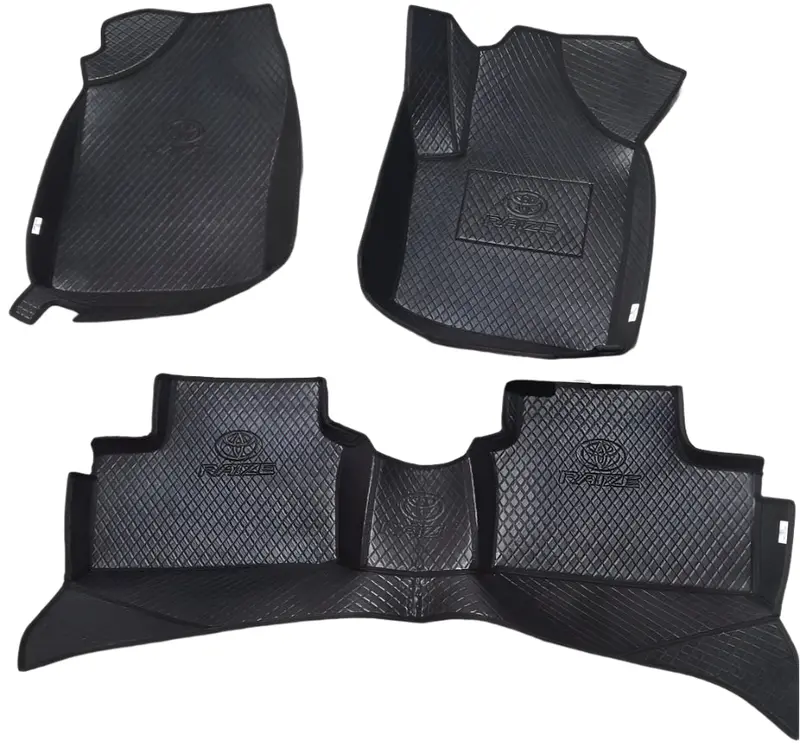 Toyota Raize 7D Floor Mats Mat Black Model: 2020-2024 1
