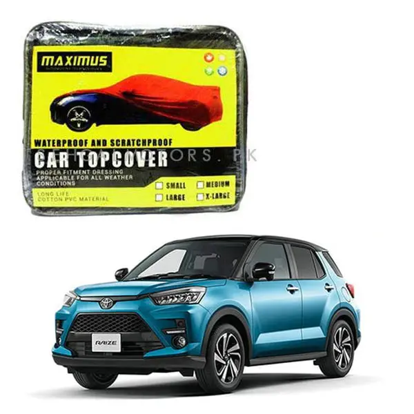 Toyota Raize Maximus Non Woven Top Cover 2024 - 2025 - - Scratchproof And Waterproof - Without Belt 2