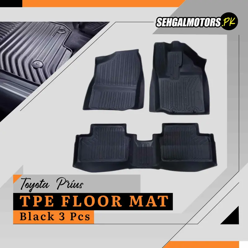 Toyota Raize Tpe Floor Mat Black 3 Pcs 2025 1