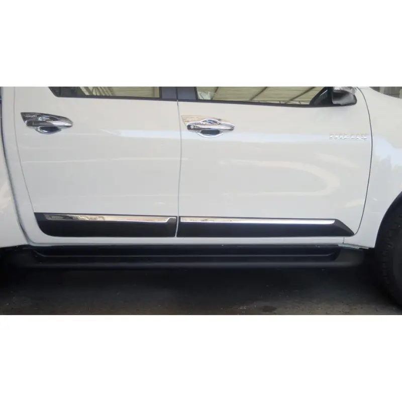 Toyota Revo Door Molding Black With Chrome Model 2016-2024 1