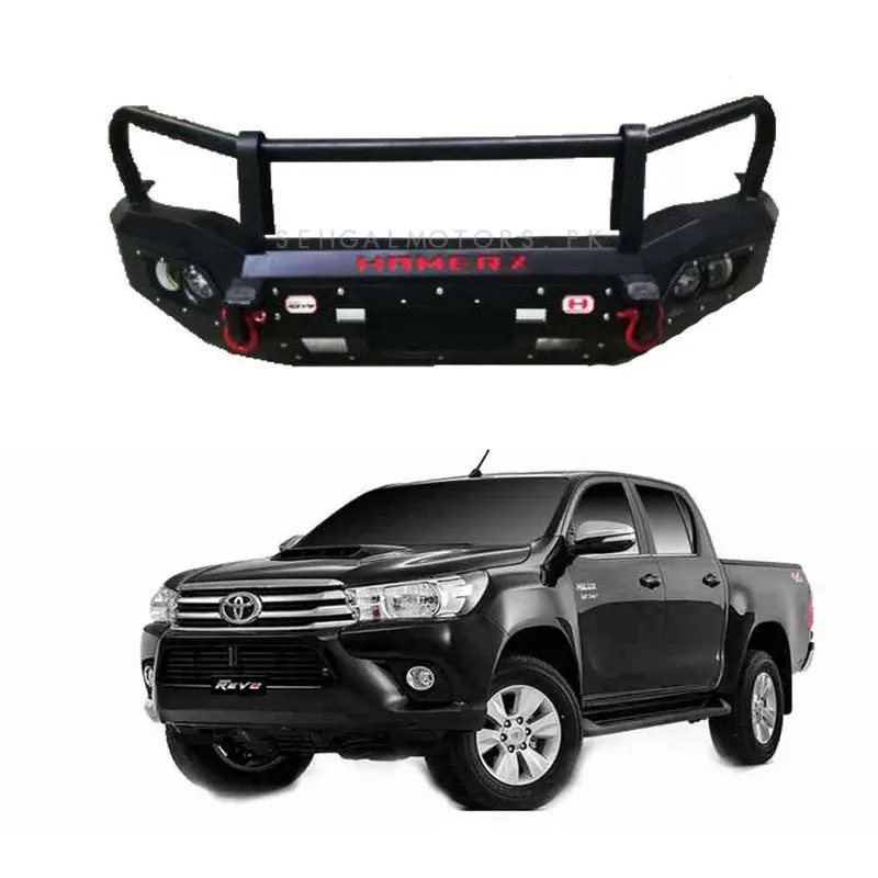 Toyota Revo / Rocco 2016 Hamer Full Bull Bar Double Fog Lamp 1