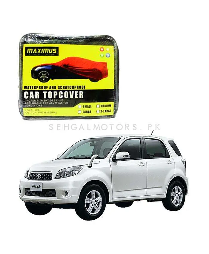 Toyota Rush Maximus Non Woven Top Cover 2005-2017 - - Scratchproof And Waterproof - Without Belt 1