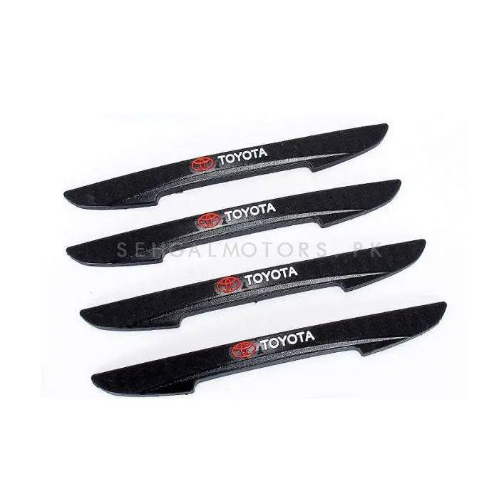 Toyota Slim Style Door Guard Protectors - Black - Edge Protection Anti-Scratch Buffer Strip 2