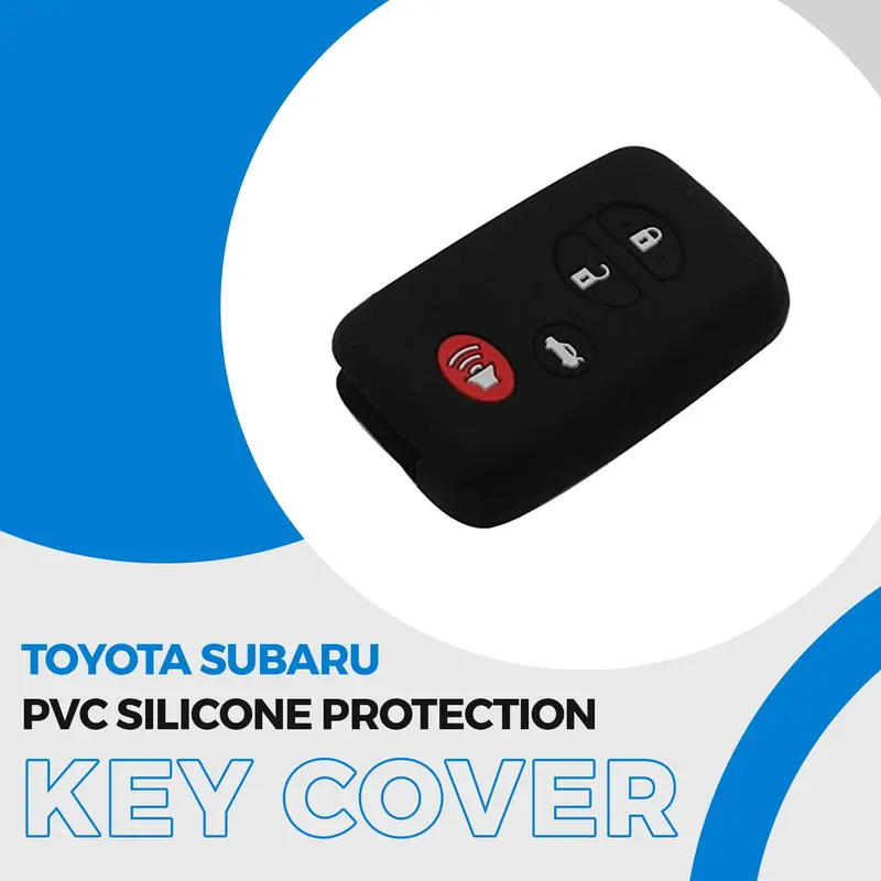 Toyota Subaru Pvc Silicone Protection Key Cover 4 Button 1