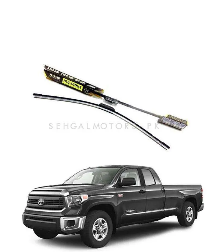 Toyota Tundra Maximus Premium Silicone Wiper Blades - Model 2007-2013 1