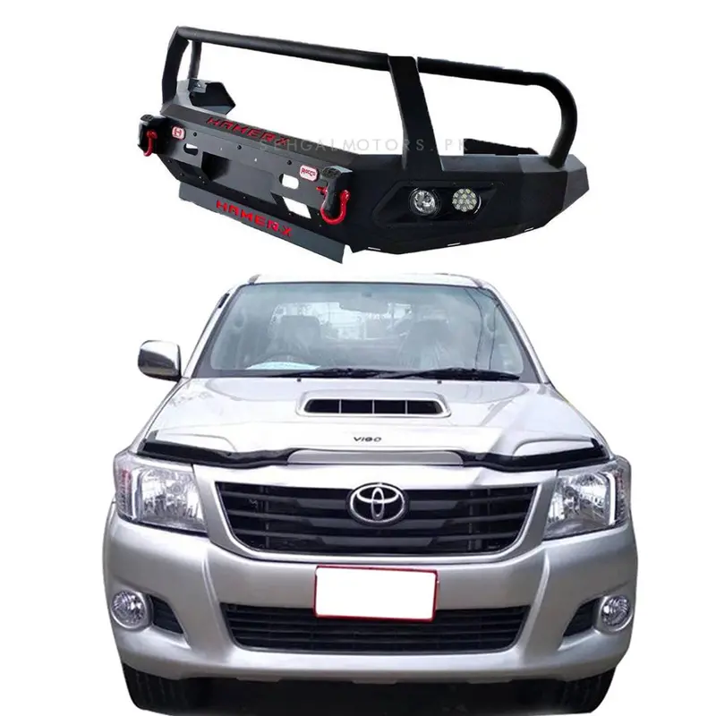 Toyota Vigo 2005 Hamer Full Bull Bar Double Fog Lamp 1