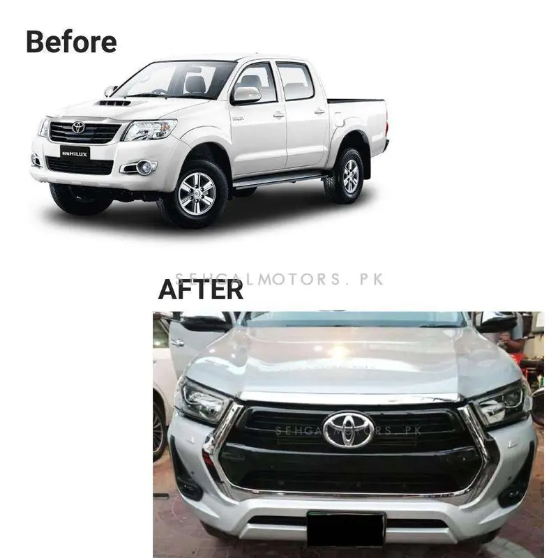 Toyota Vigo 2005 To Revo 2024 Face Uplift Conversion Kit 1