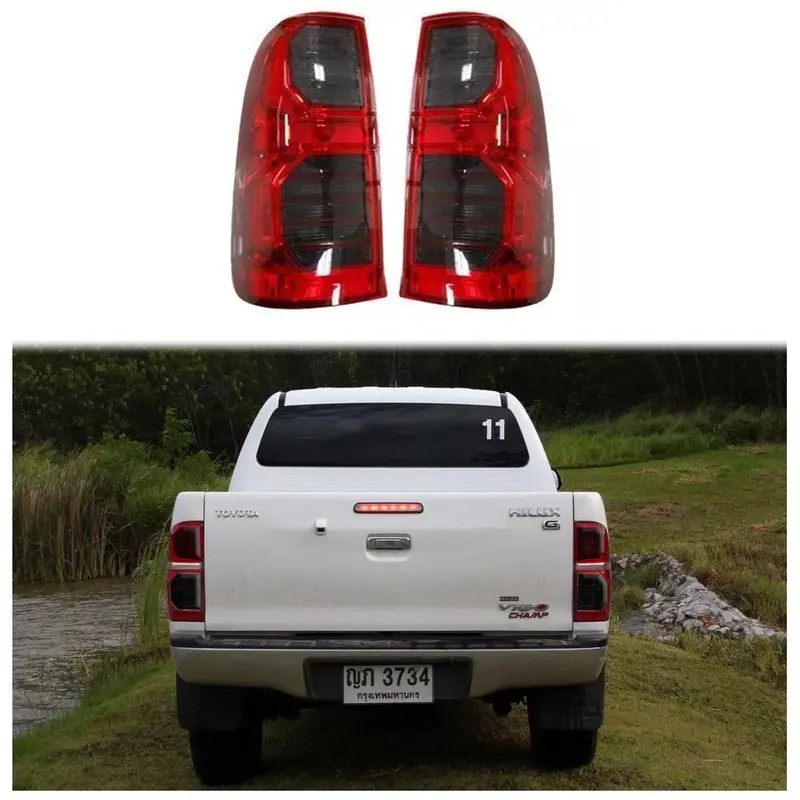Toyota Vigo Back Light Red Smoke Model 2005-2012 1