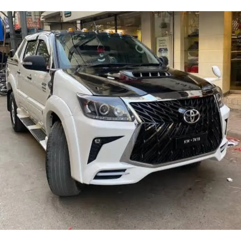 Toyota Vigo Champ Front Bumper Lexus Style Model 2012-2016 (Unpainted) 1