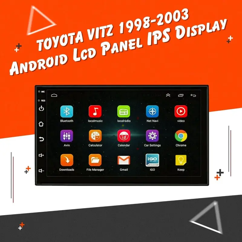 Toyota‬ ‪Vitz‬ Android Lcd Black - Model 1998-2003 1