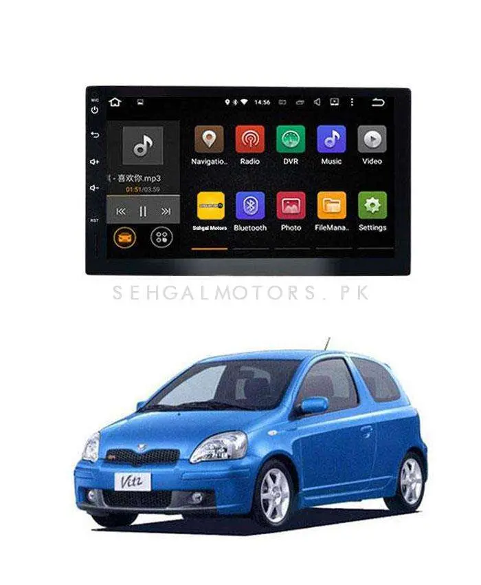 Toyota Vitz Android Lcd Black - Model 1998-2003 2