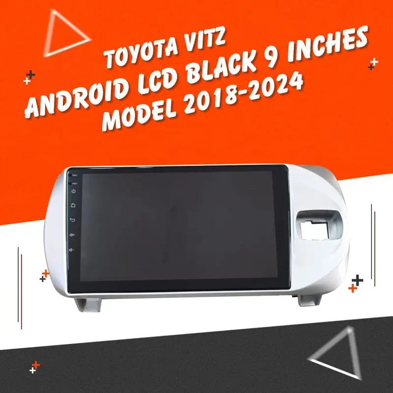 Toyota Vitz Android Lcd Silver 9 Inches 2018-2024 - Silver 1
