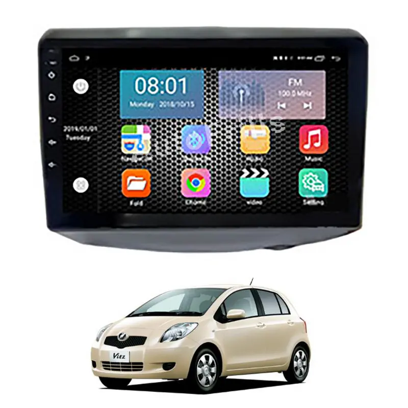 Toyota Vitz Android Panel O.Tech 1+16Gb Model 1998-2003 1