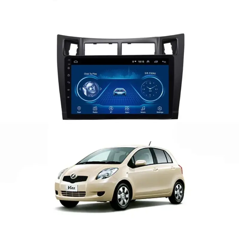 Toyota Vitz Android Panel O.Tech 1+16Gb Model 2005-2007 1