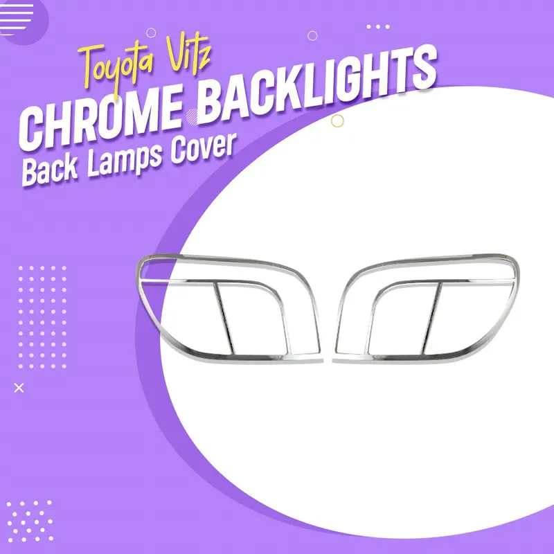 Toyota Vitz Chrome Backlights / Back Lamps Cover 1998-2004 1