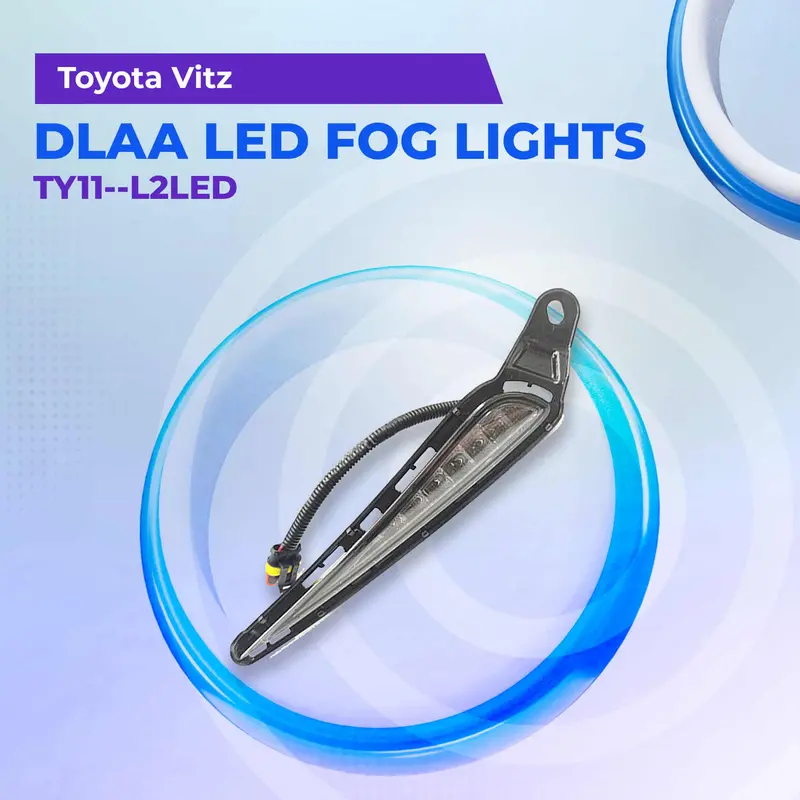 Toyota Vitz Dlaa Led Fog Lights Drl Ty110--L2led - Model 2015-2017 1