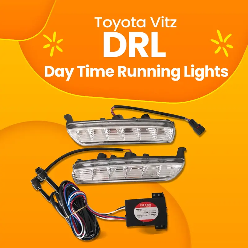 Toyota Vitz Drl Day Time Running Lights - Model 2014-2018 1