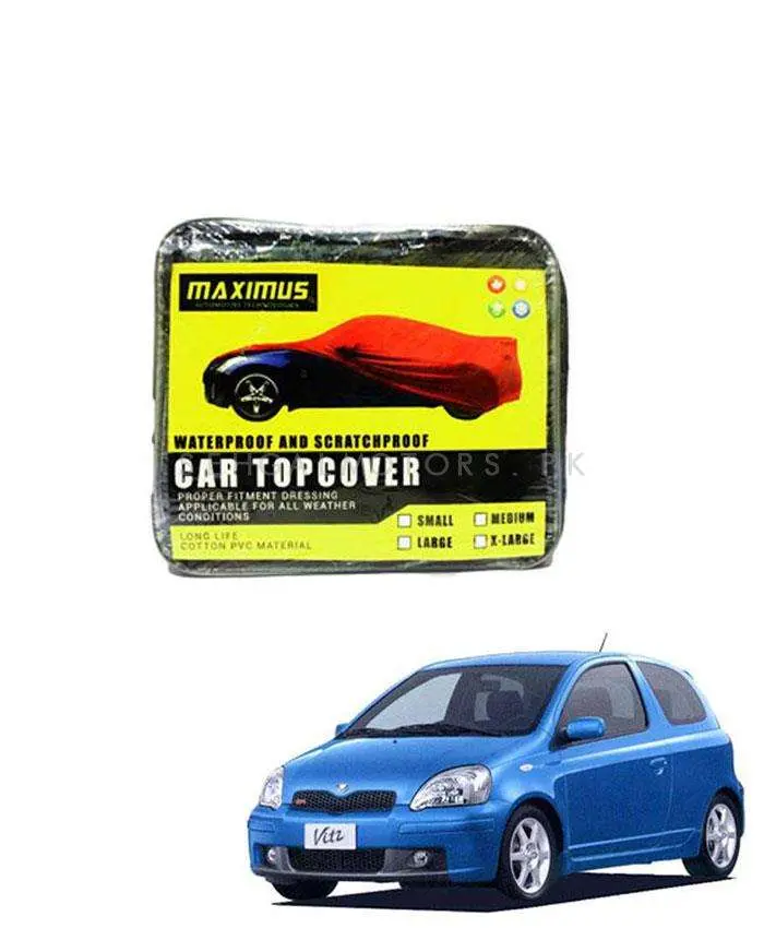 Toyota Vitz Maximus Non Woven Top Cover - Model 1998 - 2004 1998 - 2004 - Scratchproof Waterproof 1