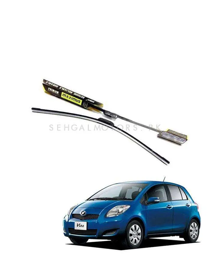 Toyota Vitz Maximus Premium Silicone Wiper Blades 2005-2011 1