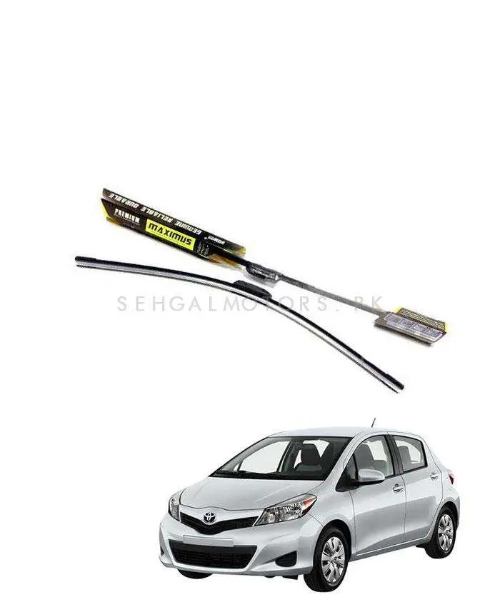 Toyota Vitz Maximus Premium Silicone Wiper Blades - Model 2010-2017 1