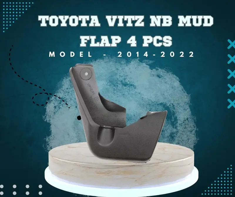 Toyota Vitz Mud Flap 4 Pcs - Model - 2014-2022 1