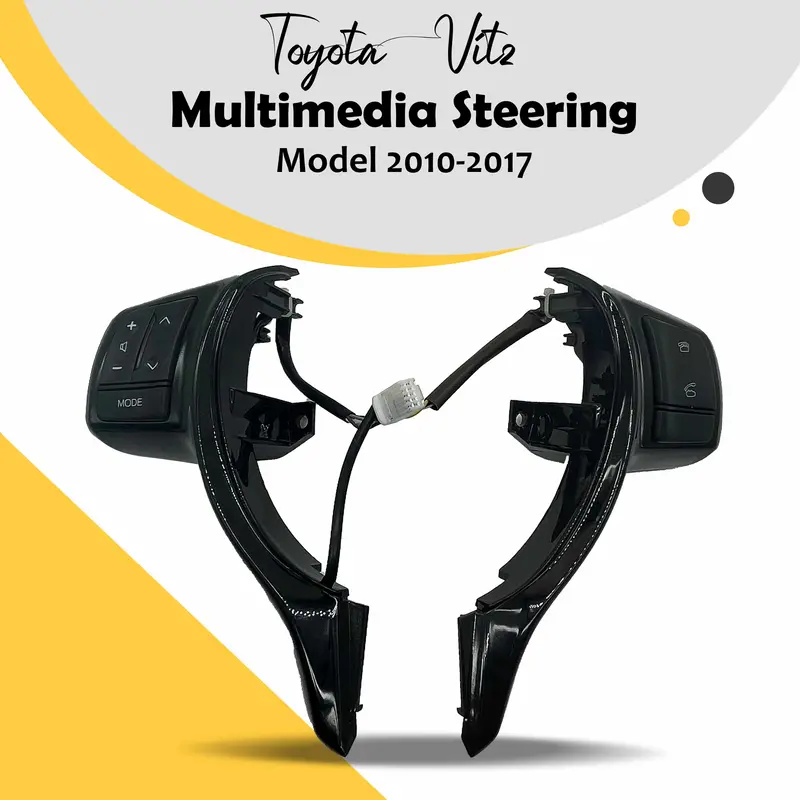 Toyota Vitz Multimedia Steering - Model 2010-2017 1