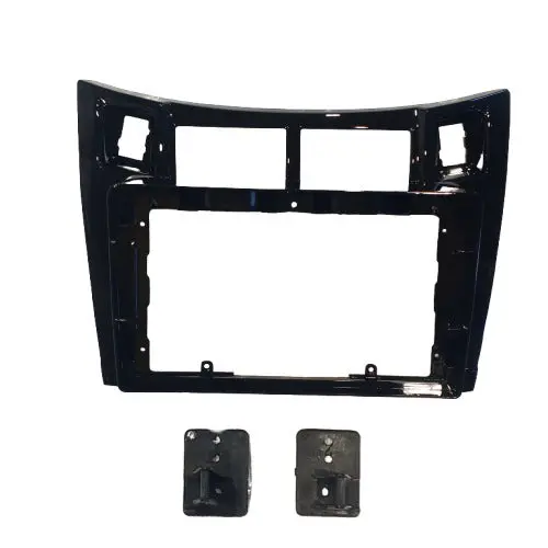 Toyota Vitz/Platz Old Model Android Lcd Frame With Grip 9 Inches - 2004-2011 Matte Black 2