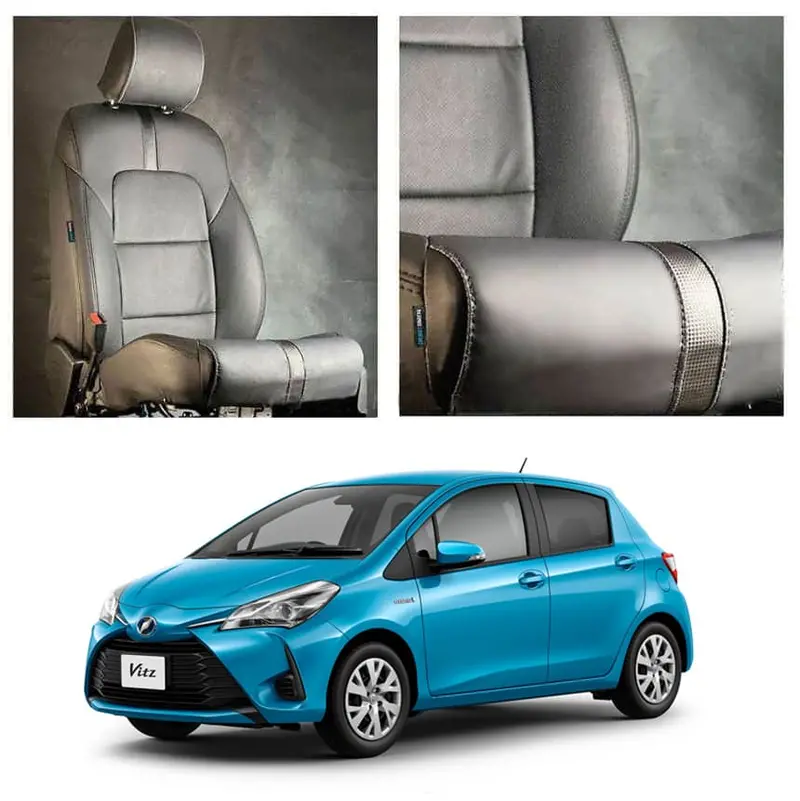 Toyota Vitz Type R Black Black Seat Covers - Model 2016-2021 1