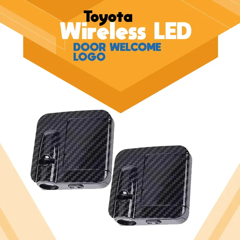 Toyota Wireless Led Door Welcome Logo Projector Lights 2 Pcs 1