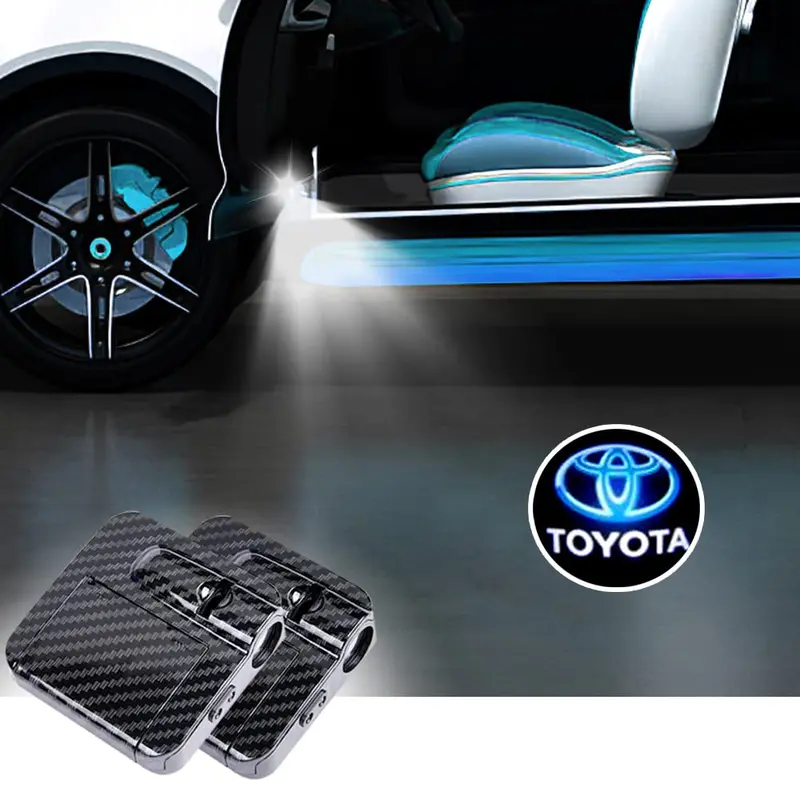 Toyota Wireless Led Door Welcome Logo Projector Lights 2 Pcs 2