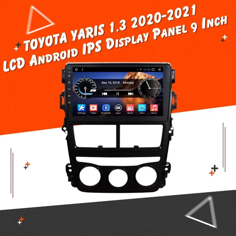 Toyota Yaris 1.3 Android Lcd Black 9 Inches - Model 2020-2024 1