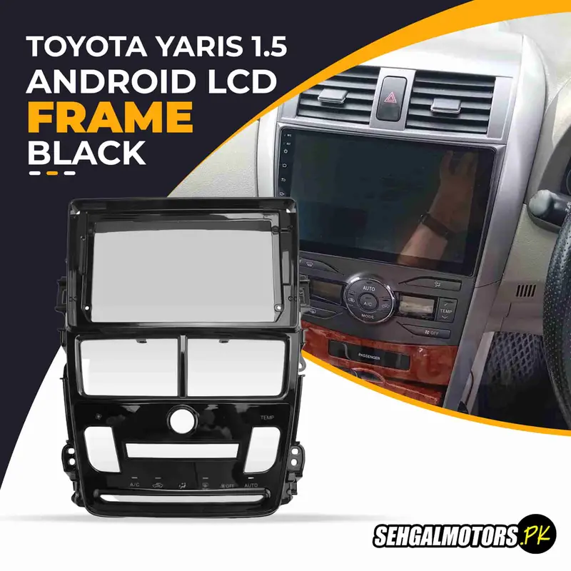 Toyota Yaris 1.5 Android Lcd Frame With Grip Black 9 Inch 2020-2024 - Version B 1