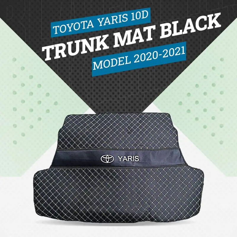 Toyota Yaris 10D Trunk Mat Black 1