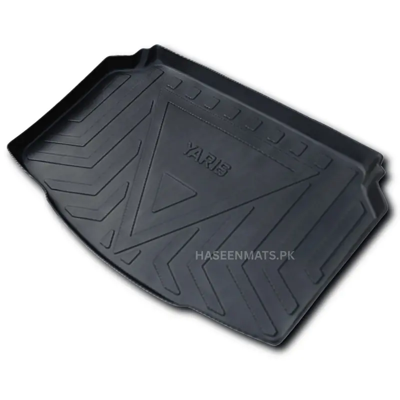 Toyota Yaris 5D Tpe Trunk Mats Black 2