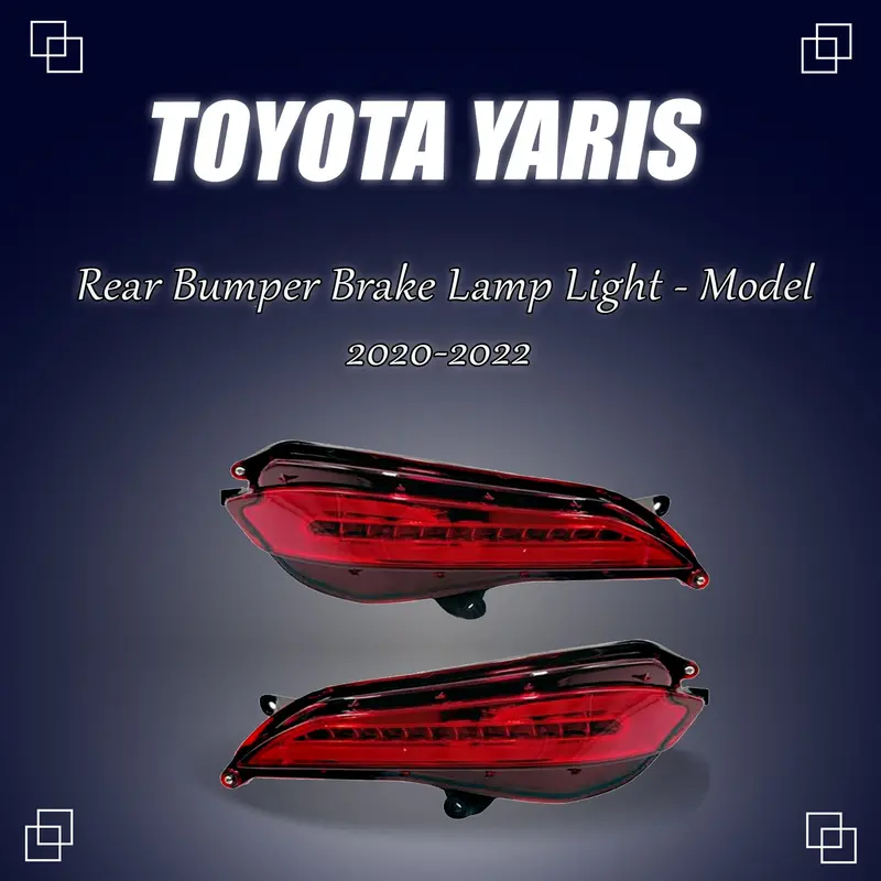 Toyota Yaris Back Bumper Third Brake Lamp Audi Style (Bl-60) 1