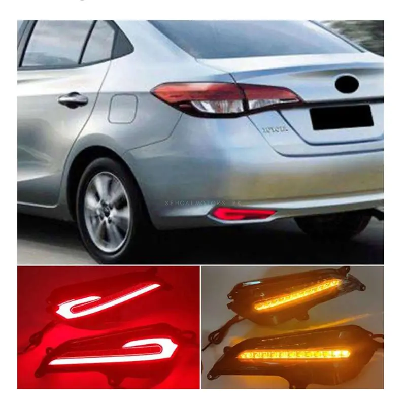 Toyota Yaris Back Bumper Third Brake Lamp Audi Style (Bl-60) 2