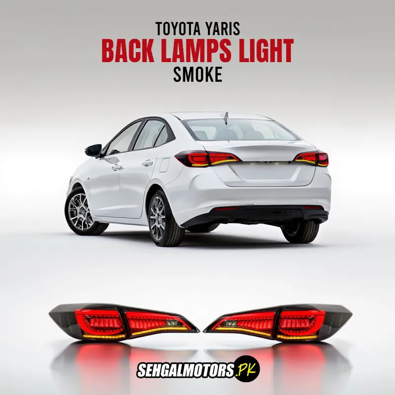Toyota Yaris Back Lamps Light Smoke - Model 2020-2022 1