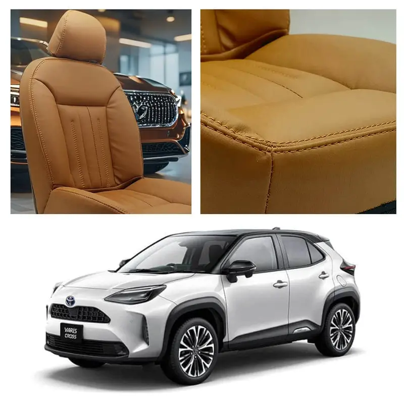 Toyota Yaris Cross Audi Design Brown Seat Covers 2025 - 2026 1