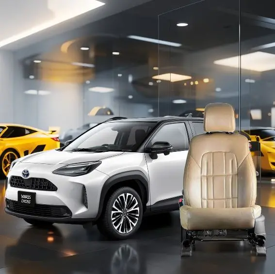 Toyota Yaris Cross Audi Style Brown Brown Seat Covers 2025 - 2026 1