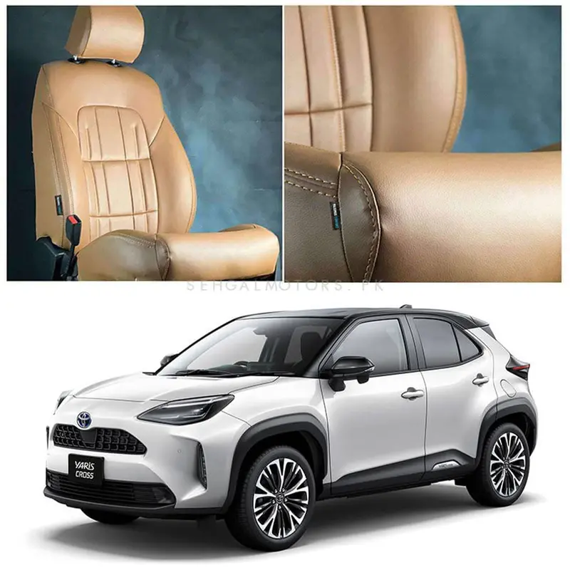 Toyota Yaris Cross Audi Style Brown Brown Seat Covers 2025 - 2026 2