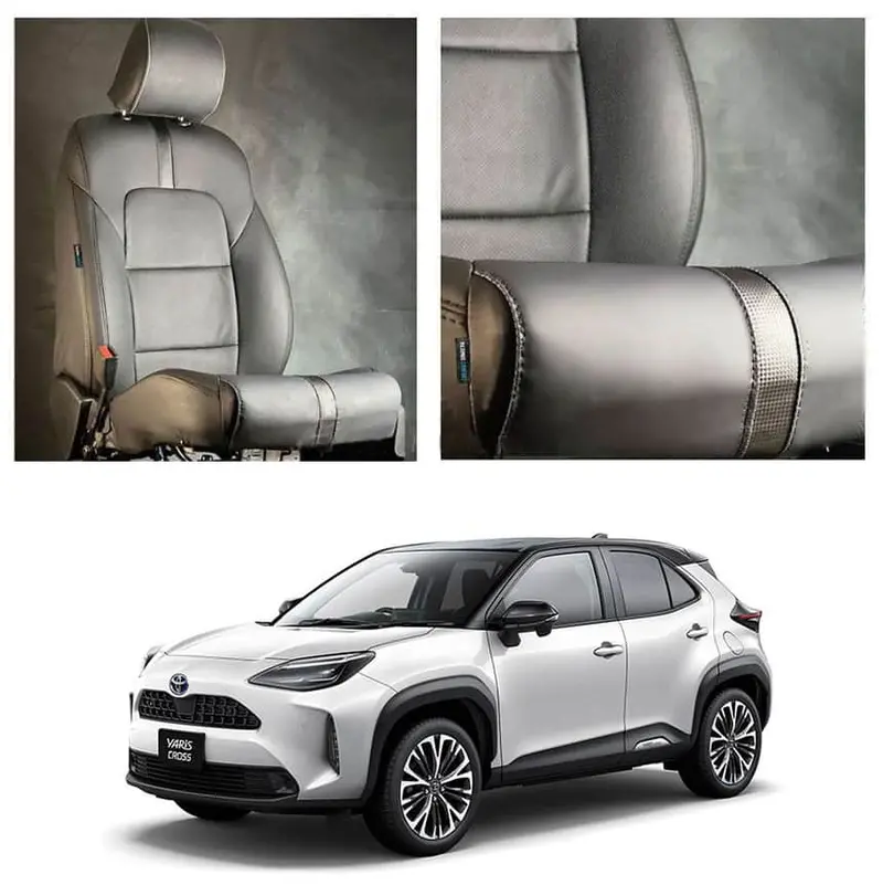Toyota Yaris Cross Type R Black Black Seat Covers 2025 - 2026 1