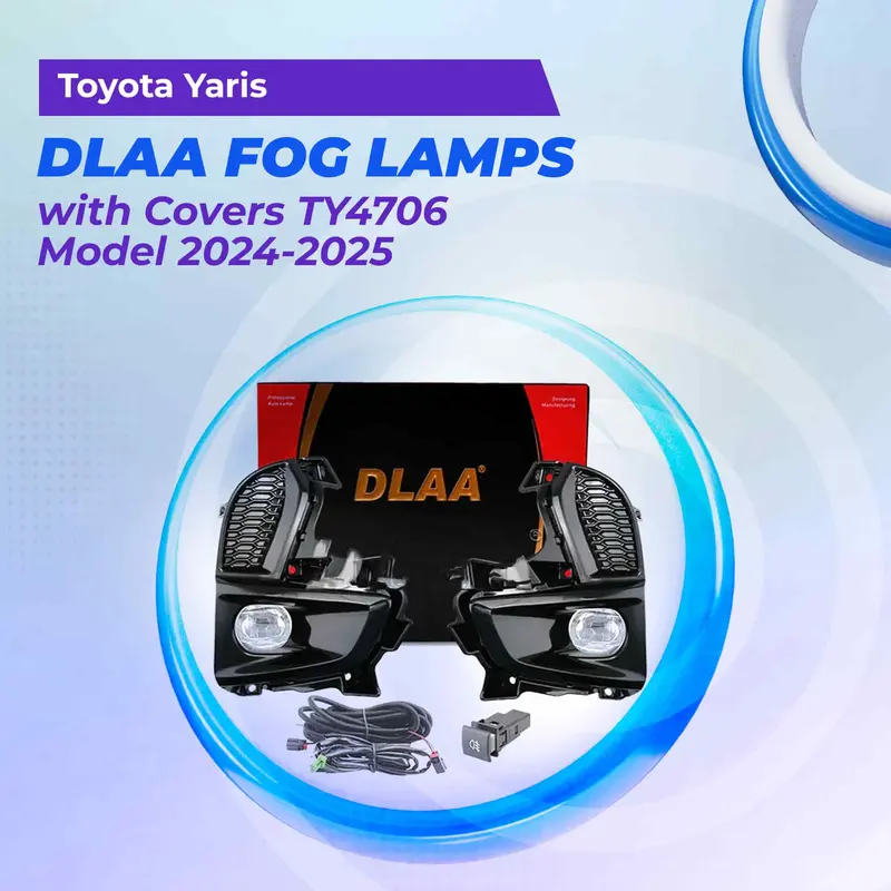 Toyota Yaris Dlaa Fog Lamps With Covers Ty4706 - Model 2024-2025 1