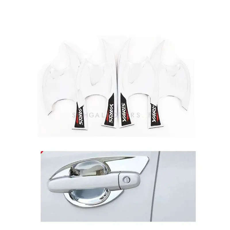 Toyota Yaris Door Handle Bowl Chrome Trim - Model 2020-2021 2