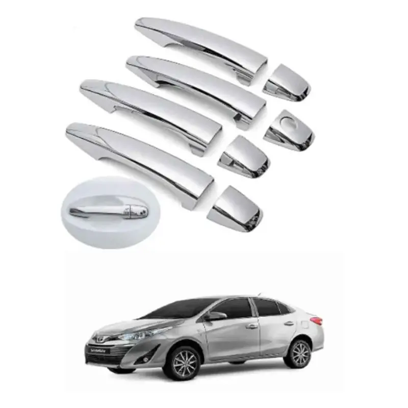 Toyota Yaris Door Handle Chrome Covers - Model 2020-2021 1