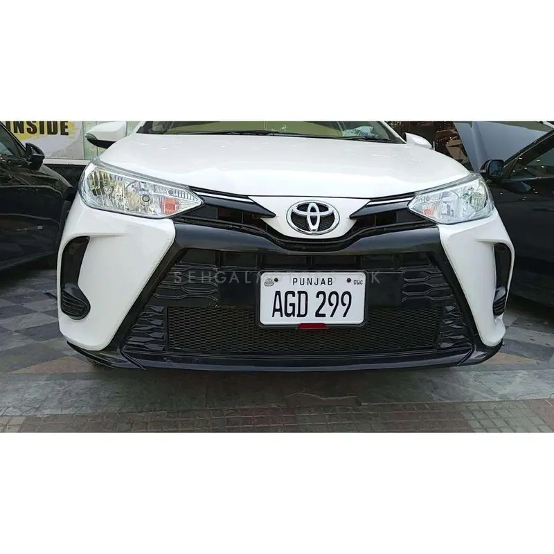 Toyota Yaris Facelift Front Bumper Trd Style Fg 1 Pc Unpainted 2020 - 2024 - Without Lower Grille 2