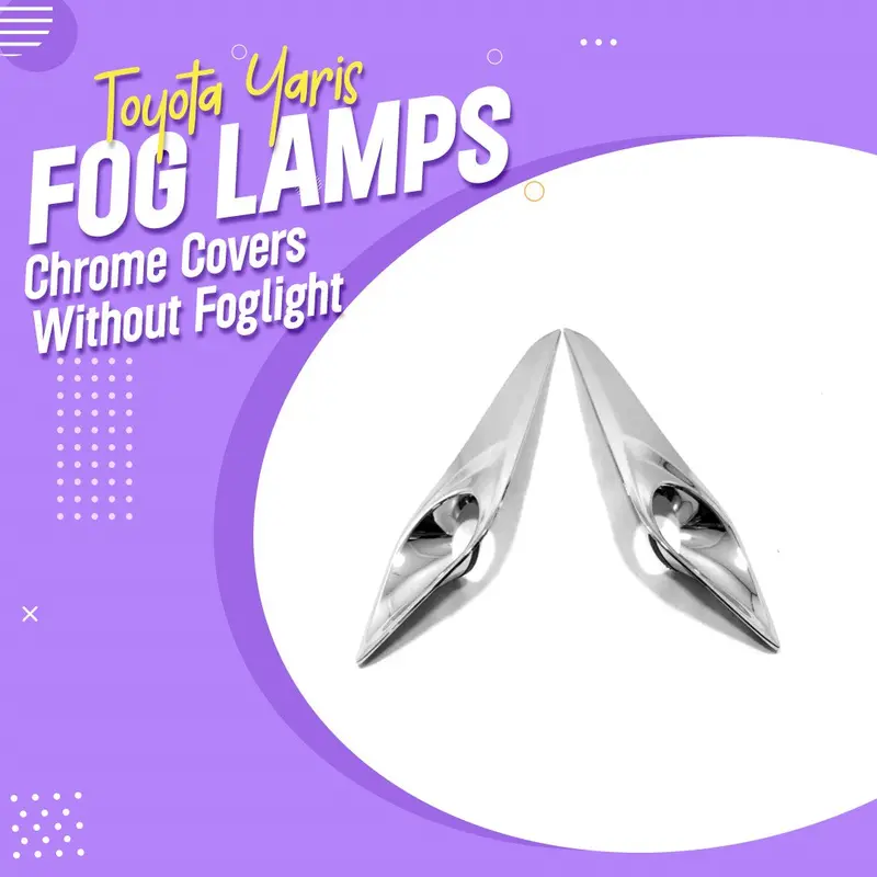 Toyota Yaris Fog Lamps Chrome Covers Without Fog Light 2020-2021 - Ma001779 1
