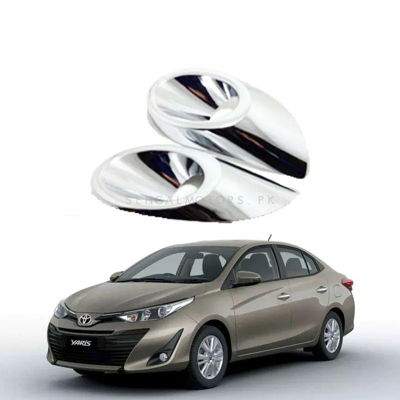 Toyota Yaris Front Fog Light Chrome Housing - Model 2020-2021 2