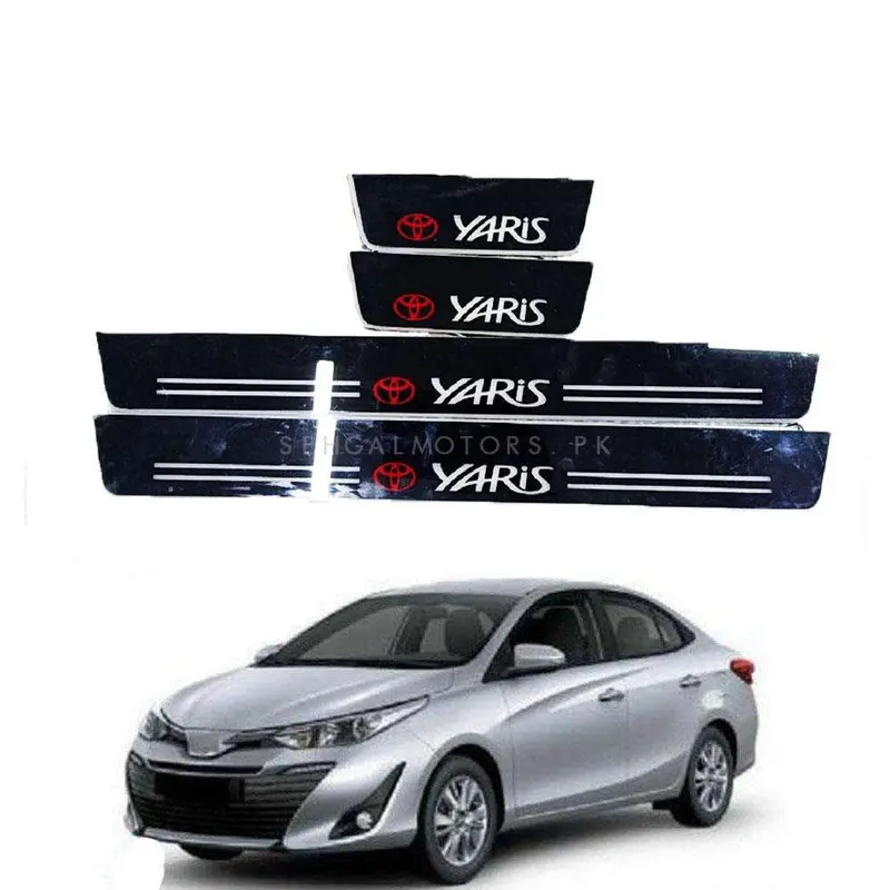 Toyota Yaris Glass Led Sill Plates / Skuff Led - Model 2020-2021 2