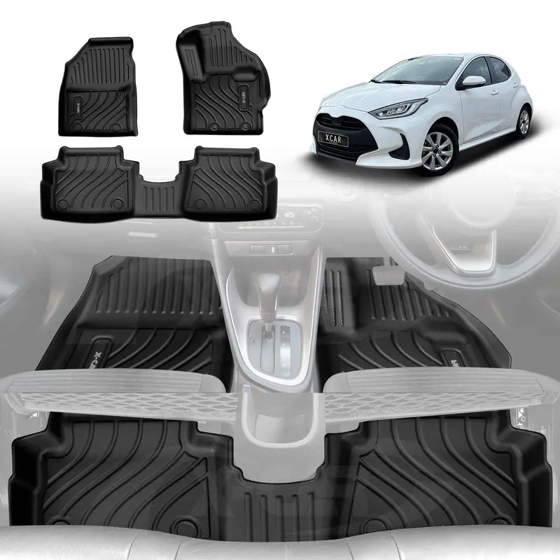 Toyota Yaris Japanese Tpe Floor Mats Model: 2021-24 1