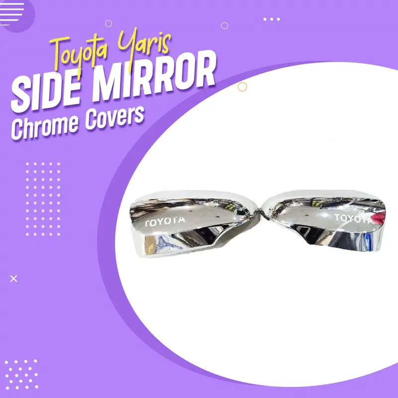 Toyota Yaris Side Mirror Chrome Covers - Model 2020-2021 - Ma00867 1